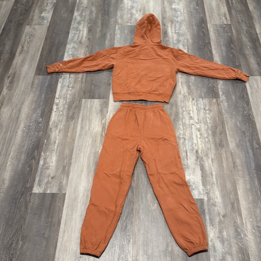 Stori Orange Women’s Joggers and Zip Up Sweatshirt Track Suit - Picture 5 of 12